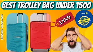 Best Trolley Bag Under Rs 1500  Flipkart Big Billion Day Sale Offer trolleybag flipkart trending [upl. by Oirretno557]