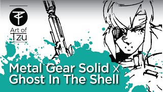 Metal Gear Solid x Ghost In The Shell crossover timelapse [upl. by Emelun]