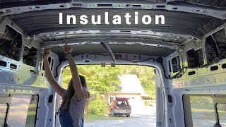 3M Thinsulate Insulation  Passenger Van Ford Transit Conversion [upl. by Rovelli]