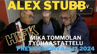 Alexander Stubb lupaa Mika Tommolalle Ei aio käyttää sortseja presidenttinä Presidentin vaalit [upl. by Aliakim866]