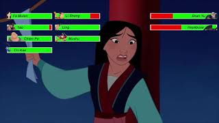 Mulan 1998 Final Battle with healthbars Edited By GabrielD2002 [upl. by Bauske50]