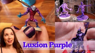 Luxion Purple  Citadel Contrast Paint Review [upl. by Schinica7]