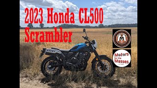 2023 Honda CL500 Scrambler UK Review [upl. by Vachil]