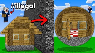 Jai Triché avec le ILLEGAL en Build Battle Minecraft [upl. by Hock677]