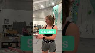 Grip Strength test of rock climbers Part 1 gripstrength dynamometer rockclimber climbinggym [upl. by Ahsikym572]