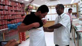 Tutorial on dhoti wear [upl. by Acissey564]