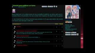 Tutorial Publicar un tema nuevo en foroactivo Elii Chan [upl. by Sabrina852]
