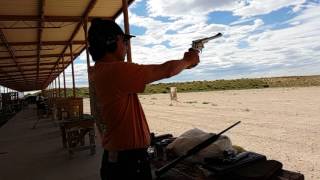 Ruger super redhawk 44 mag first shots slow motion recoil [upl. by Romola]