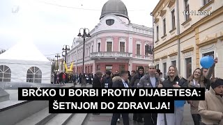 Brčko u borbi protiv dijabetesa Šetnjom do zdravlja [upl. by Atsirak]