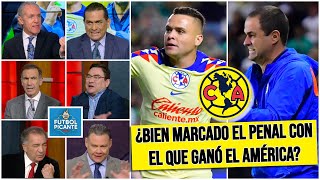 AMÉRICA ACABÓ SU MALA RACHA al ganar por la mínima vs León con polémicas arbitrales  Futbol Picante [upl. by Macknair]