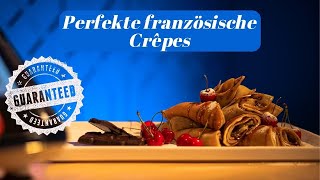 Perfekte französische Crêpes  Lecker Rezept 🥞🥞🥞 [upl. by Dave420]