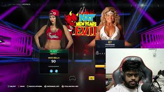 WWE 2k24 Beth Phoneix vs Nikki Bella gameplay face cam reaction Tamil [upl. by Goto]