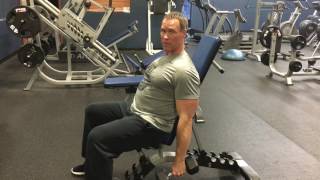 exercise bicep incline 1 1 4 db bicep curl [upl. by Anat400]