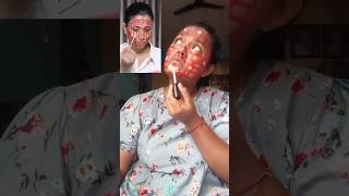 Viral red lipstick makeup hack🤯🔥😨 bengali hack shorts ytshorts trending [upl. by Allehcram260]