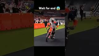 First ever dirt bike triple flip in cmptsn impossible stunt viralvideo youtubeshorts b shorts [upl. by Icnarf412]