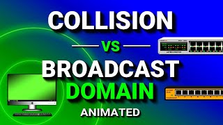 Collision Domain vs Broadcast Domain [upl. by Ehr822]