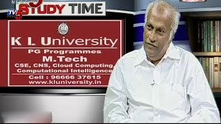 Want to do Mtech amp Phd The Best Option is KL University  Study Time  TV5 News [upl. by Obed169]