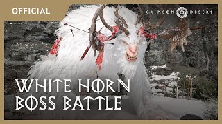 Crimson Desert  White Horn Boss Battle Gameplay  gamescom 2024 [upl. by Casaleggio985]