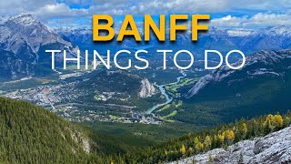 10 incredible natural wonders of BANFF  10 best Things to Do in Banff [upl. by Penrod]