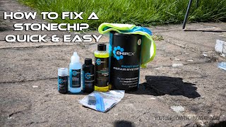 How to fix a stone chip on your car paint quick and easy  CHIPEX Paint Chip Repair Review HD [upl. by Keith]