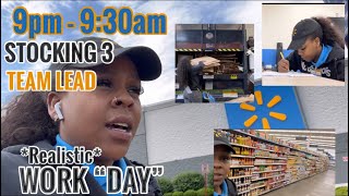 A NIGHT IN THE LIFE OF AN OVERNIGHT TEAM LEAD  Walmart work with me VLOG [upl. by Kahn566]