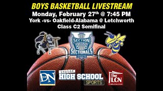 OakfieldAlabama vs York  Section V Boys Basketball Tournament  Class C2 Semifinal [upl. by Basilio449]