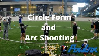 Circle Form and Arc Shooting Drills  Lacrosse  POWLAX [upl. by Horbal]