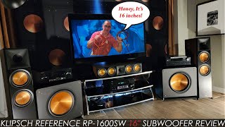 Klipsch RP1600SW 16quot Subwoofer Review Discussion [upl. by Groome]