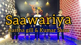 Saawariya  Dance cover  aastha gill Kumar Sanu  Arjun bijlani Rudra dance studio [upl. by Jessi830]