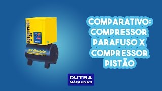 Comparativo entre Compressor de Pistão X Compressor de Parafuso [upl. by Werner]