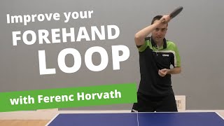 7 tips to improve your FOREHAND LOOP with Ferenc Horvath [upl. by Racso]