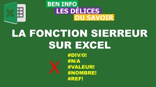 Comment utiliser la Fonction SIERREUR dExcel [upl. by Lovell]