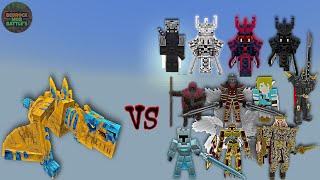 Tigrex vs Random Bosses Part 1  Minecraft Bedrock  Mob Battle [upl. by Asilad]