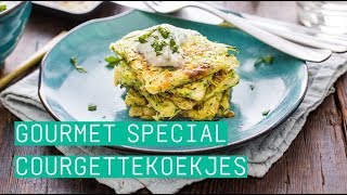 24Kitchen  Hugo’s courgettekoekjes met muntyoghurt  Gourmet specials [upl. by Herrington]