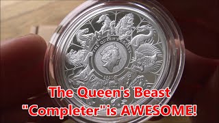 1 oz Silver Proof Queens Beast Completer  The Latest and Greatest Silver from The Royal Mint [upl. by Wendye]