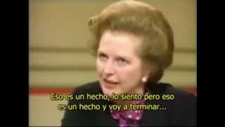 Margaret Thatcher Se Enoja Al Ser Cuestionada Por El hundimiento Del Crucero ARA GENERAL BELGRANO [upl. by Eiramanna]