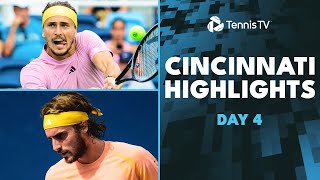 Zverev amp Khachanov Battle Draper Takes On Tsitsipas  Cincinnati 2024 Day 4 Highlights [upl. by Venetia698]