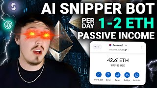 Sniping Bot Tutorial Make 2800 Daily on Ethereum  Crypto Arbitrage Trading [upl. by Artep492]