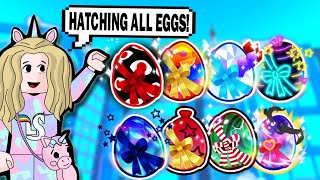 HATCHING EVERY TYPES OF EGGS  Pet Simulator X  Roblox [upl. by Tait]