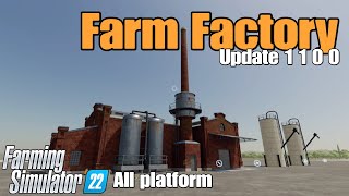 Farm Factory  FS22 UPDATE Aug 1724 [upl. by Emirej675]