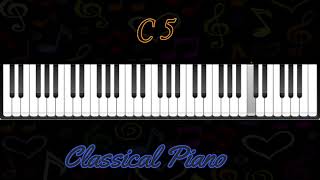 C5 classical piano note [upl. by Aneem981]