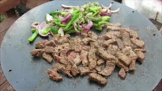 Fajitas  Steak Fajitas  How to make Steak Fajitas  Mojoe Griddle [upl. by Aniratak681]