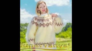 Ladies fuzzy mohair sweater by SuperTanya [upl. by Brenk]