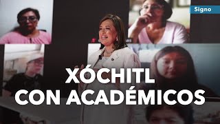 🔴 EN VIVO Xóchitl Encuentro con intelectuales y académicos [upl. by Ailices]