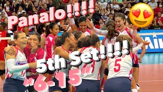 CREAMLINE vs PETRO GAZZ GAME 2 5th SET ANG LABAN NA NAG PAKABA NG LAHAT😭🙌🏻❤️ creamline pvl [upl. by Noiz]