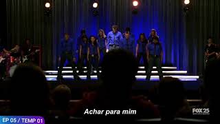 Glee  Somebody To Love legendado [upl. by Dnomyad]