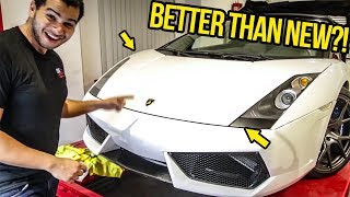 My Cheap Lamborghinis Front End Is 100 DONE It Looks BETTER THAN NEW [upl. by Akerdna]