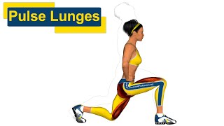 Muscler fessier Pulse Lunges [upl. by Gerri]