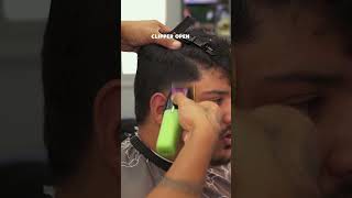 1 MINUTE MID TAPER TUTORIAL taper barber burstfade [upl. by Enayr]