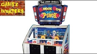 Knock Out Punch Old School Arcade Boxing Game Coin Machine [upl. by Godber]